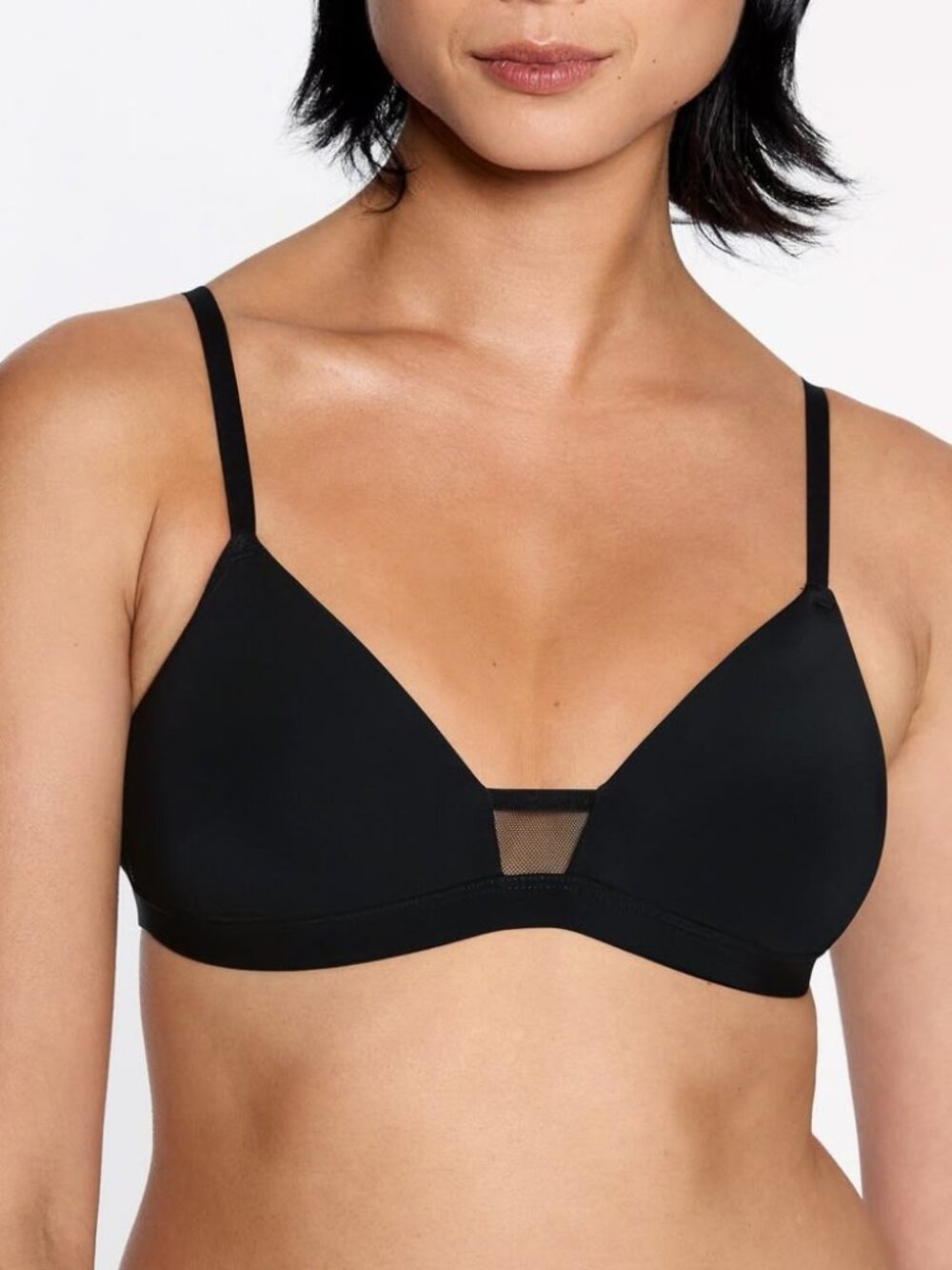 Pepper Women's FeelGood Wirefree T-Shirt Bra in Black Size Medium